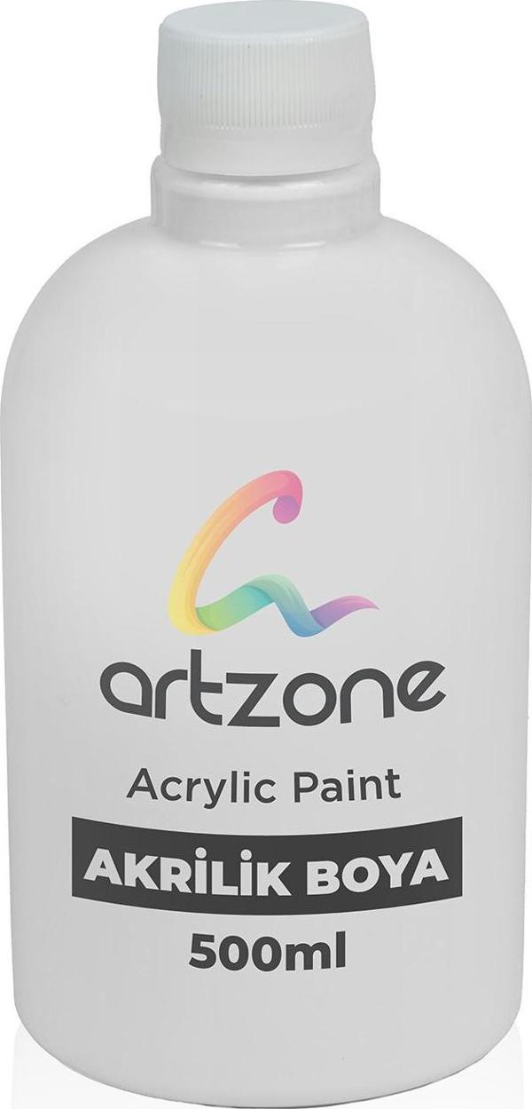 Artzone Akrilik Boya 500ml - Beyaz - Image 1
