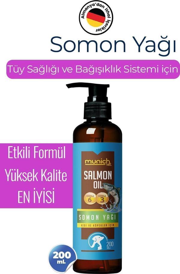 Munich Vet Fish Oil Balık Yağı 200 Ml Omega 3 Ve 6 (Kedi Ve Köpekler Için) - Image 1