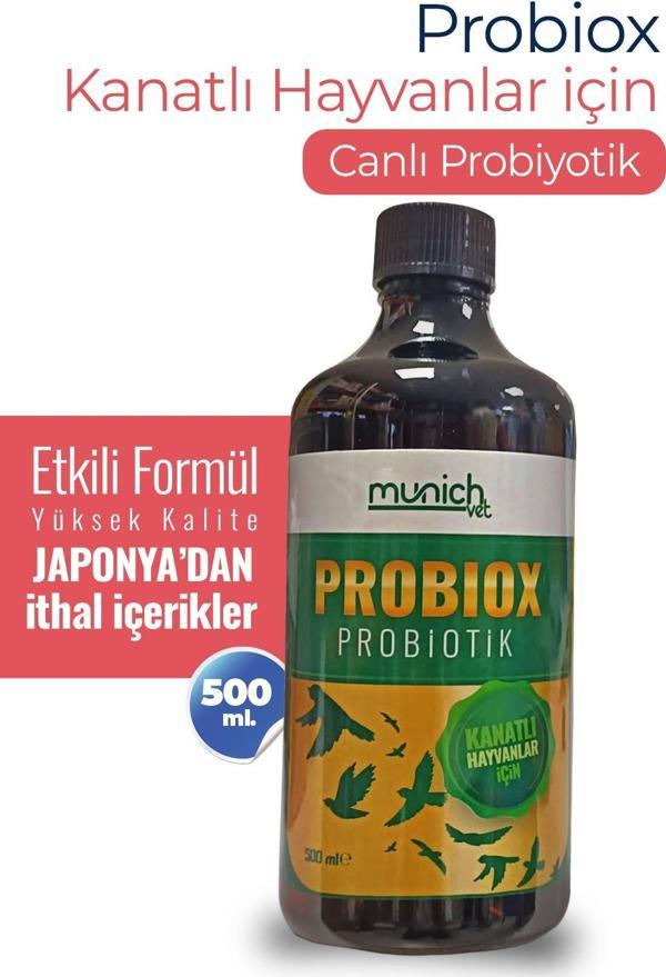 Munich Vet Probiox Kuşlar Için Sıvı Probiyotik 500 Ml - Image 1