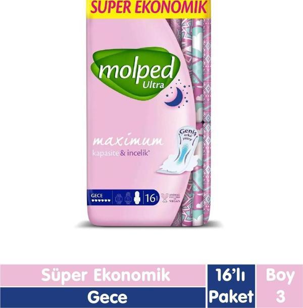 Molped Ultra Anatomik Ped Gece 16 Adet - Image 1