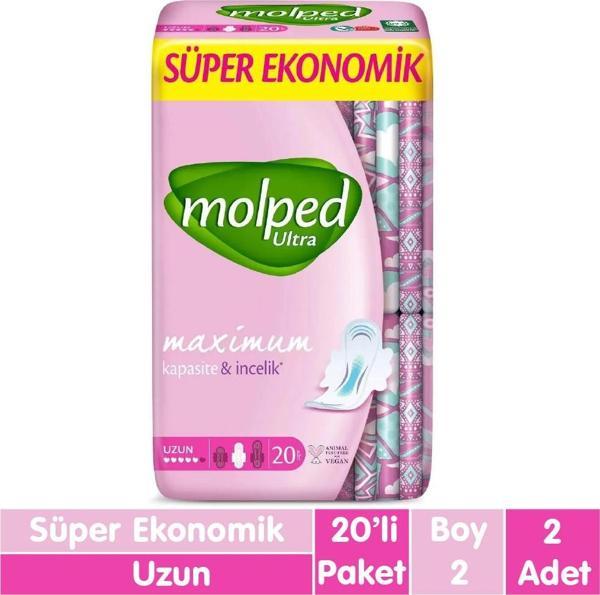 Molped Ultra Anatomik Ped Uzun 20x2 40 Adet - Image 1