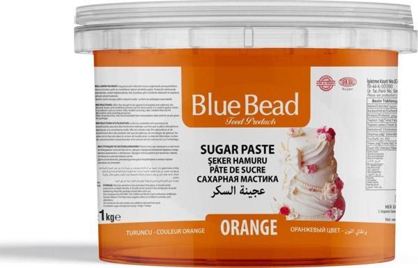 Blue Bead 1 Kg Turuncu Şeker Hamuru - Image 1