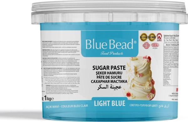 Blue Bead Açık Mavi Şeker Hamuru 1 Kg - Image 1
