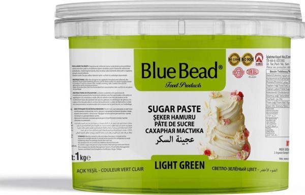 Blue Bead Açık Yeşil Şeker Hamuru 1 Kg - Image 1