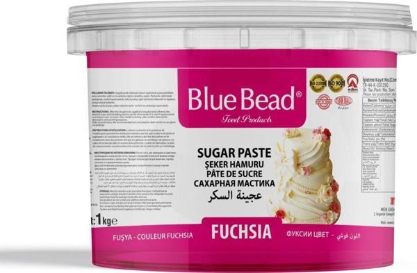 Blue Bead Fuşya Şeker Hamuru 1 Kg - Image 1