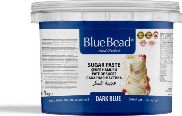 Blue Bead Koyu Mavi Şeker Hamuru 1 Kg - Image 1