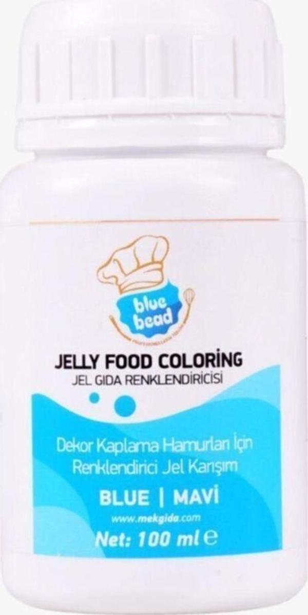 Blue Bead Mavi Jel Gıda Boya 100 Ml - Image 1