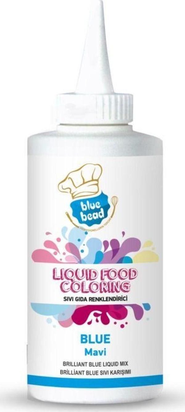 Blue Bead Mavi Sıvı Gıda Boyası 150 Ml - Image 1