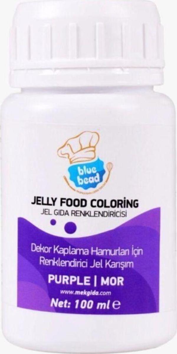 Blue Bead Mor Jel Gıda Boya 100 Ml - Image 1