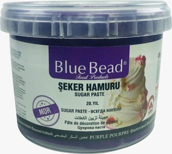 Blue Bead Mor Şeker Hamuru 1 Kg - Image 1