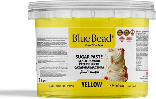 Blue Bead Sarı Şeker Hamuru 1 Kg - Image 1
