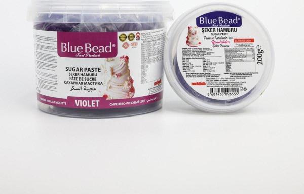 Blue Bead Şeker Hamuru Erguvan 200 Gr - Image 1