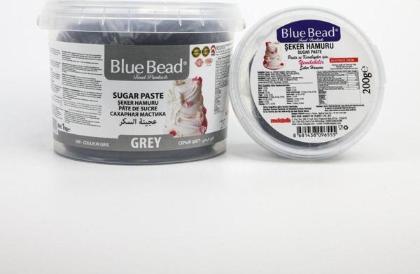 Blue Bead Şeker Hamuru Gri 200 Gr - Image 1