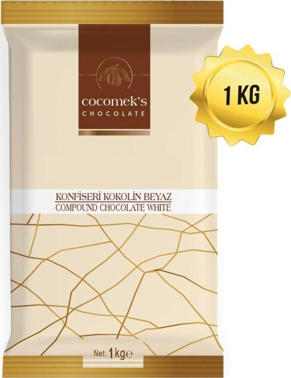 Cocomeks Beyaz Çikolata Konfiseri Kokolin 1 Kg - Image 1