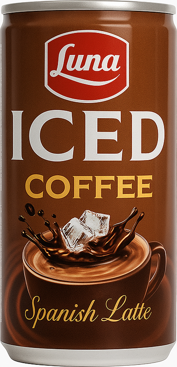 LUNA ICED COFFEE SPANİSH LATTE 195 GR x24 adet - Image 1
