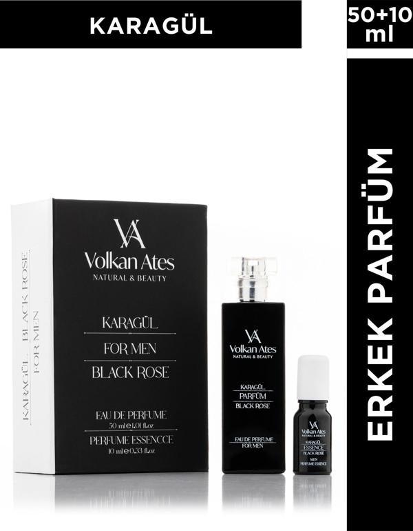 Volkan Ates Natural & Beauty Karagül Parfüm & Esans Set 50 ml + 10 ml - Image 1