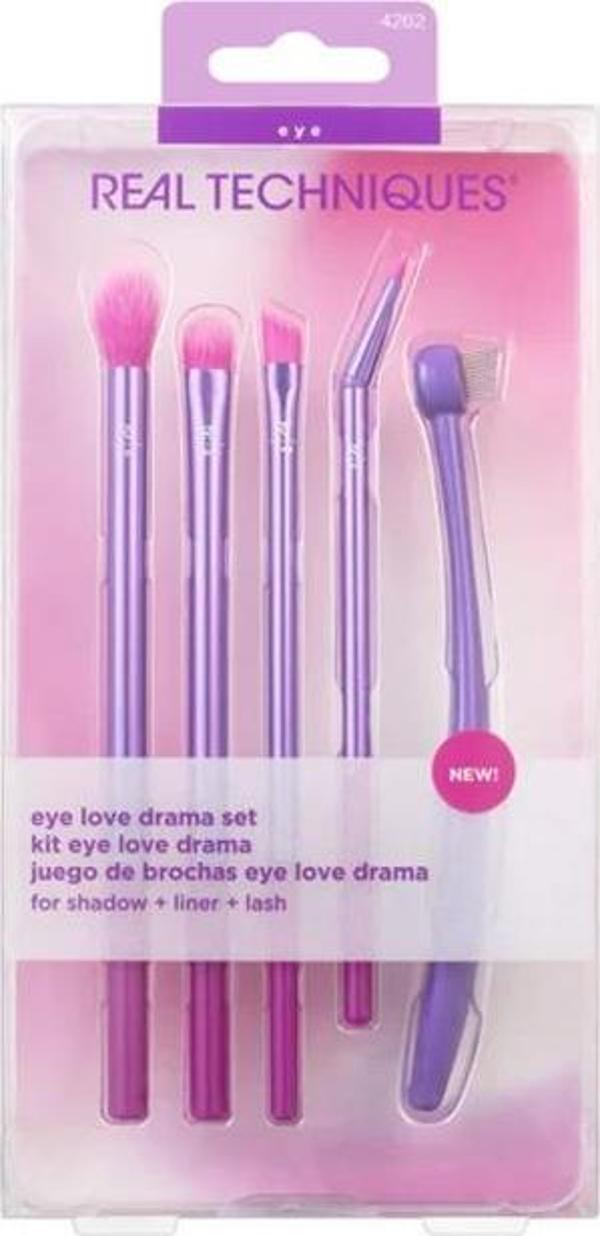 Real Techniques Eye Love Drama Set-RT4262 Göz Makyaj Fırça Seti - Image 1
