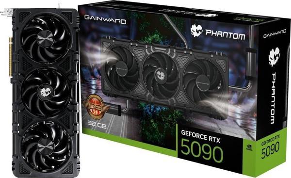 Gainward Geforce Rtx5090 Phantom 32Gb Gddr7 512Bit Gaming (Oyuncu) Ekran Kartı - Image 1