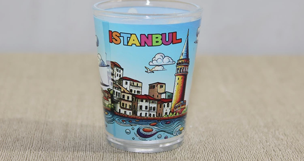 İstanbul Temalı Cam Shot Bardak Alk4358 - Image 1