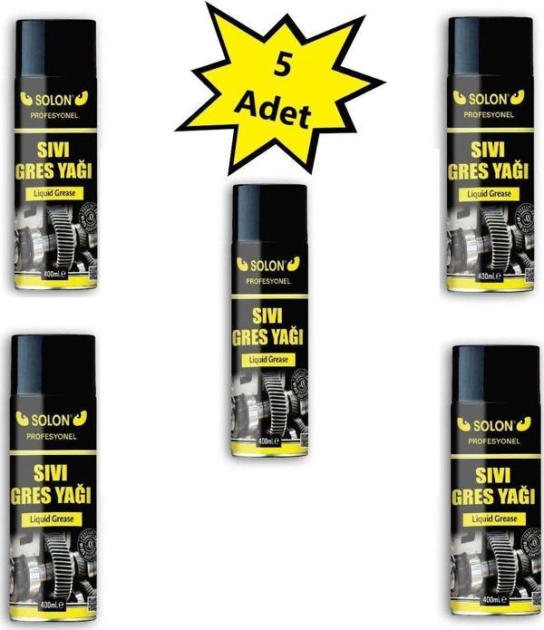 Solon Profesyonel Sıvı Gres Yağı 400 Ml 5 Adet - Image 1