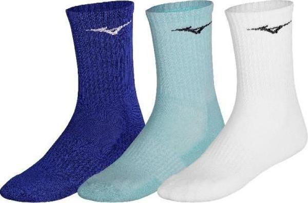 Training 3P Socks Unisex Çorap Beyaz/Yeşil/Mavi - Image 1