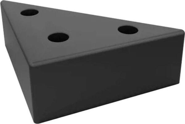 Solon Üçgen, Masa, Dolap Piramit Mobilya Ayağı 3 Cm Siyah - Image 1