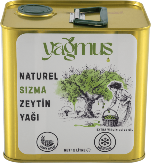 Yağmuş Erken Hasat Soğuk Sıkım Naturel Sızma Zeytinyağı (2L) - Image 1