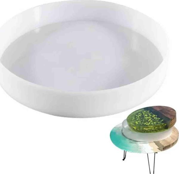 Epoksi Silikon Yuvarlak YERLİ Sehpa Kalıbı 40 CM - Image 1