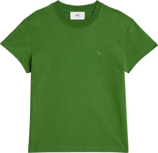 Ami Paris Coeur Tonal T-Shirt - Image 1