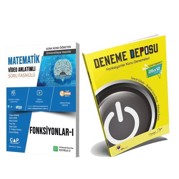Çap Yayınları Fonksiyonlar 1 ve Deneme Deposu Deneme Seti 2 Kitap - Çap Yayınları - Image 1