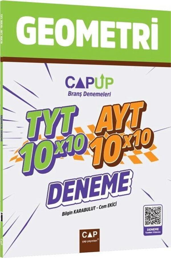 TYT AYT Geometri 10 X 10 Up Deneme Çap Yayınları - Çap Yayınları - Image 1