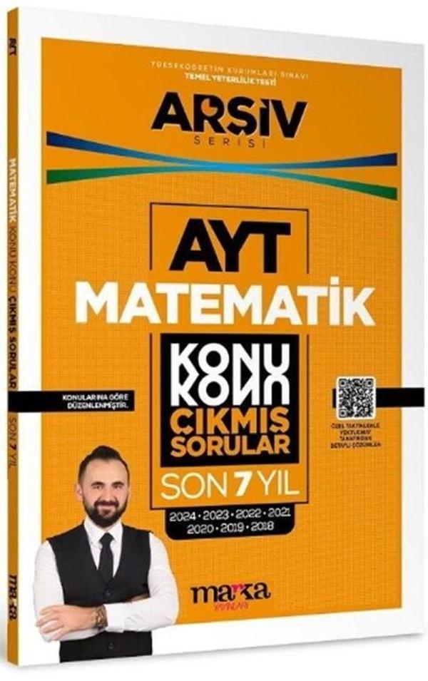 AYT Matematik Çıkmış Sorular Konu Konu Son 7 Yıl Tıpkı Basım Arşiv Serisi Marka Yayınları - Marka Yayınları - Image 1