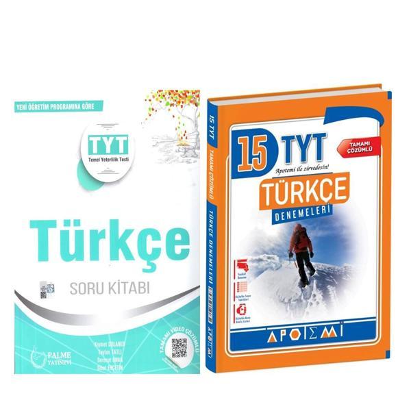 Palme TYT Türkçe Soru Bankası ve Apotemi Deneme Seti 2 Kitap - Palme Yayınları - Image 1