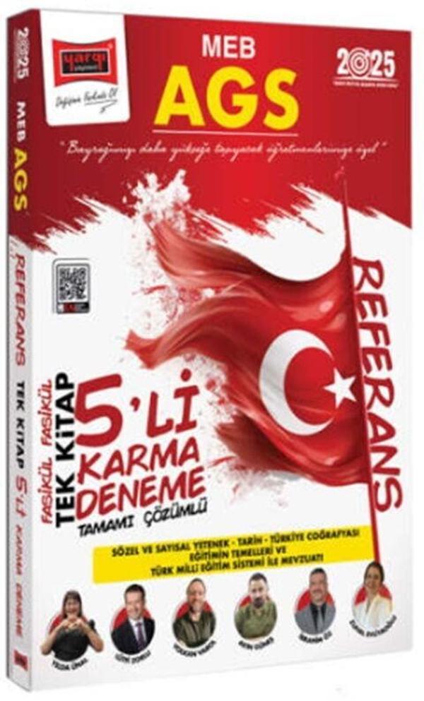 2025 MEB AGS Referans Fasikül Fasikül Tek Kitap 5 Karma Deneme Yargı Yayınları - Yargı Yayınları - Image 1