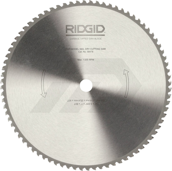 Rıdgıd 58476 Model 590L için 305x25.4 80 Diş Elmas Testere Ağzı - Image 1