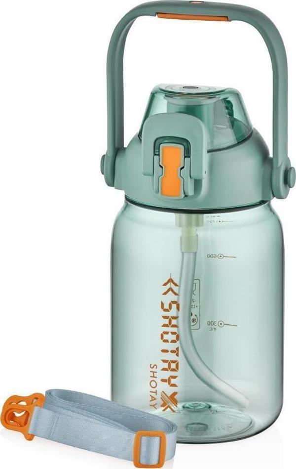 Shotay Conservative Su Matarası Tritan Yeşil 1000Ml - Image 1