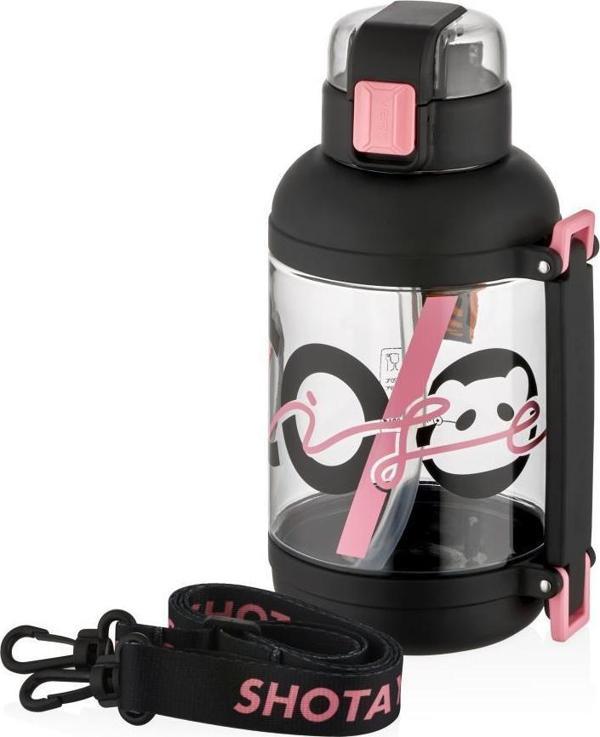 Shotay Life Su Matarası Tritan Siyah 1500Ml - Image 1