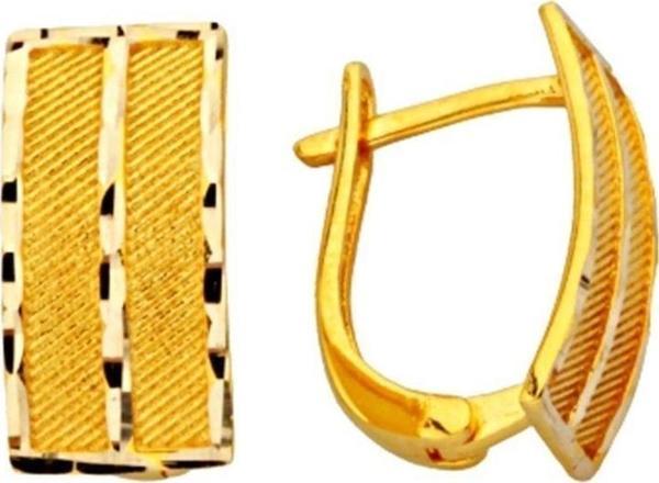 Çgk Çiğdem Gürel Kuyumculuk Kadın 14 Ayar Hasır Küpe - Image 1