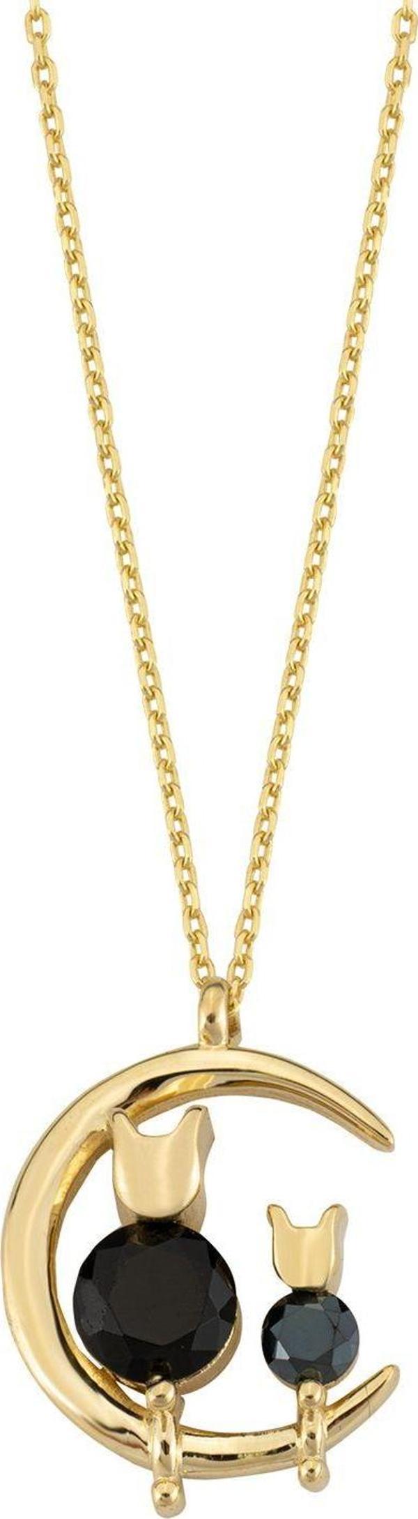 Çgk Çiğdem Gürel Kuyumculuk Ay Altın Kolye - Image 1