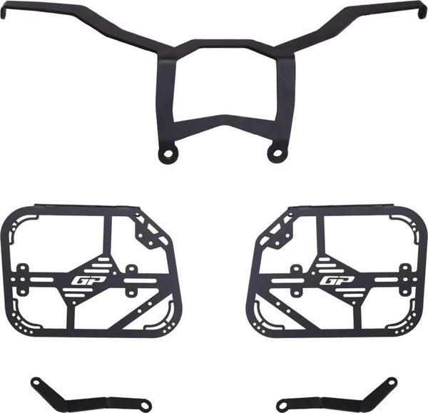GP Kompozit BMW R 1300 GS 2023-2024 Uyumlu Yan Çanta Demiri Siyah - Image 1
