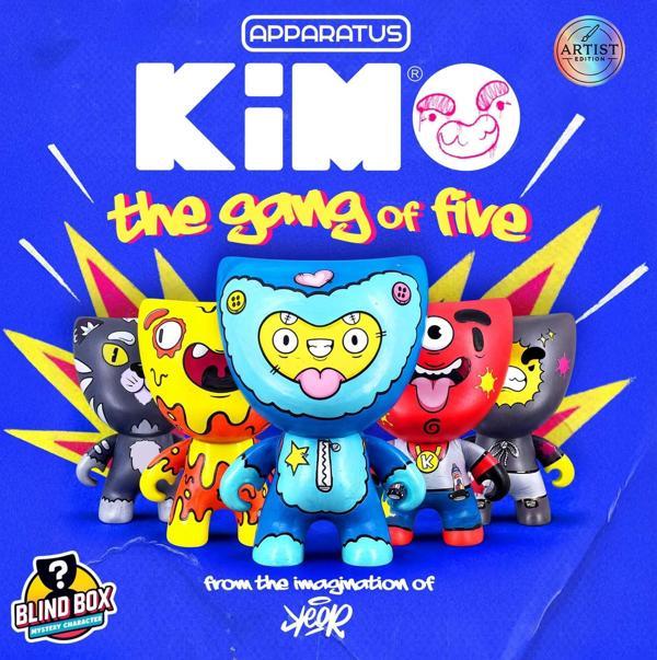 Kimo The Gang of Five Figür Tasarım Seti (Çiz-Boya-Yapıştır) - Image 1