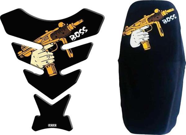 Universal Motosiklet Boss Kombini ( Koltuk Kılıfı + Tank Pad) - Image 1