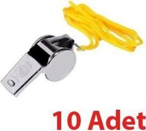Metal Ipli Hakem ve Deprem Düdüğü (10 Adet) - Image 1