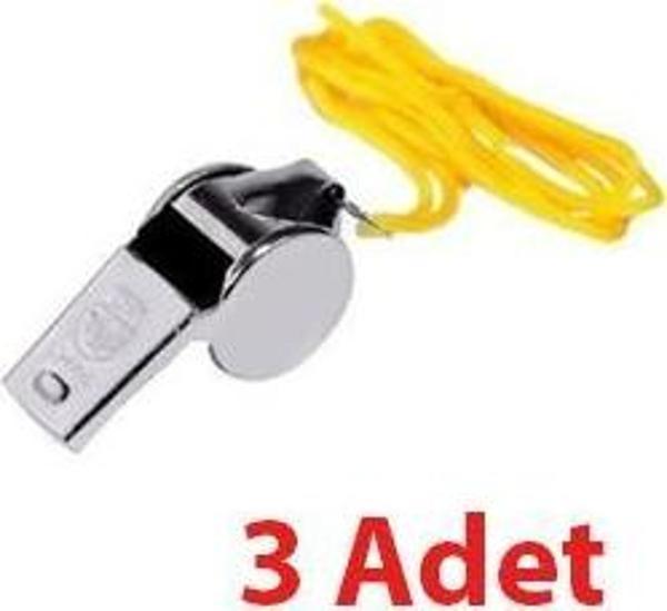 Metal Ipli Hakem ve Deprem Düdüğü (3 Adet) - Image 1