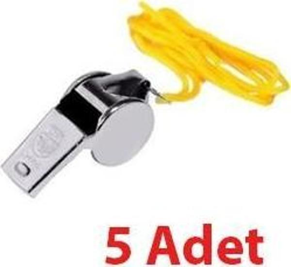 Metal Ipli Hakem ve Deprem Düdüğü (5 Adet) - Image 1