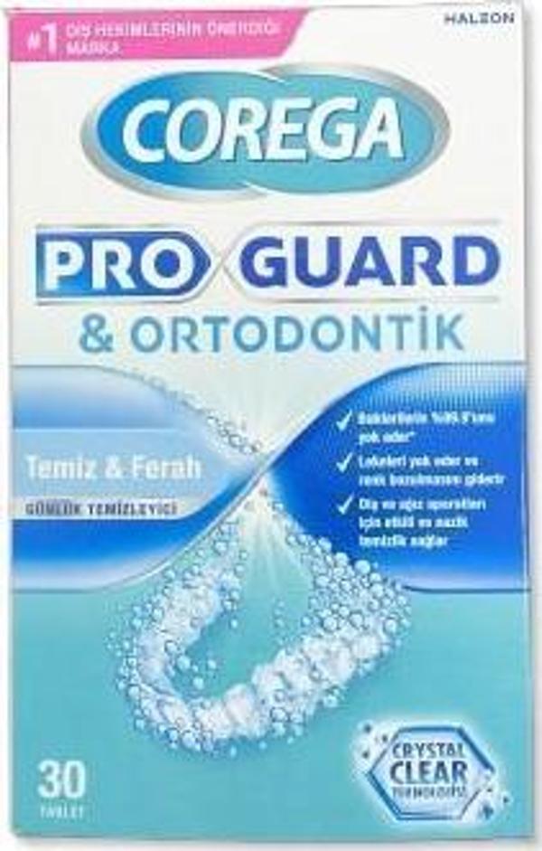 Corega Proguard & Retainer 30'lu Protez Temizleme Tableti - Image 1