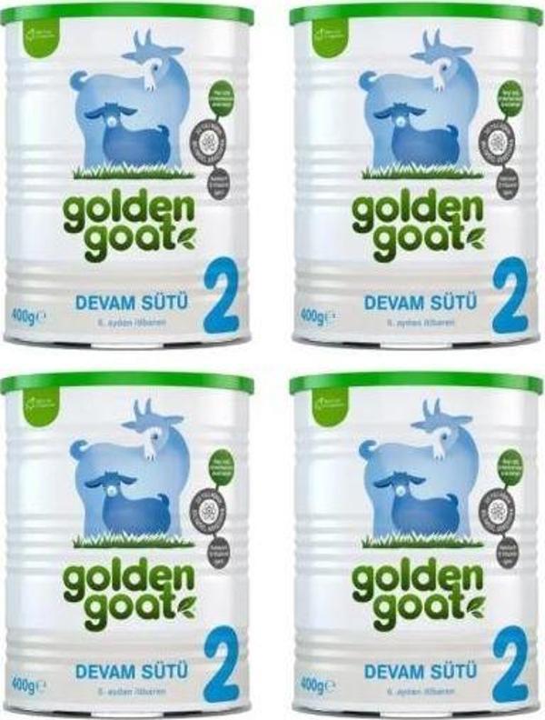 Golden Goat Keçi Bebek Sütü 2 Numara 400 gr X 4 - Image 1