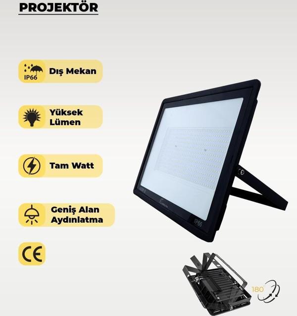 300W Led Projektör Beyaz Işık - Image 1