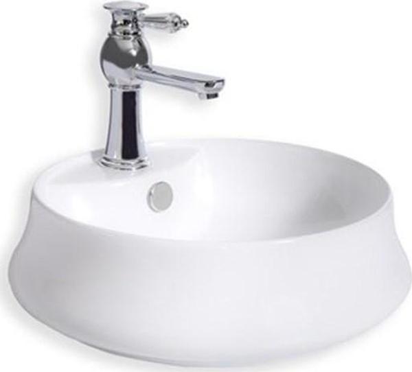 LENA TEZGAH ÜSTÜ ÇANAK LAVABO E-4045 BEYAZ - Image 1