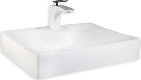 LENA TEZGAH ÜSTÜ ÇANAK LAVABO E-5174 BEYAZ - Image 1